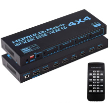 2.0V 4Kx2K HDMI Matrix 4x4 Support 4K*2K 3D 4K@60hz